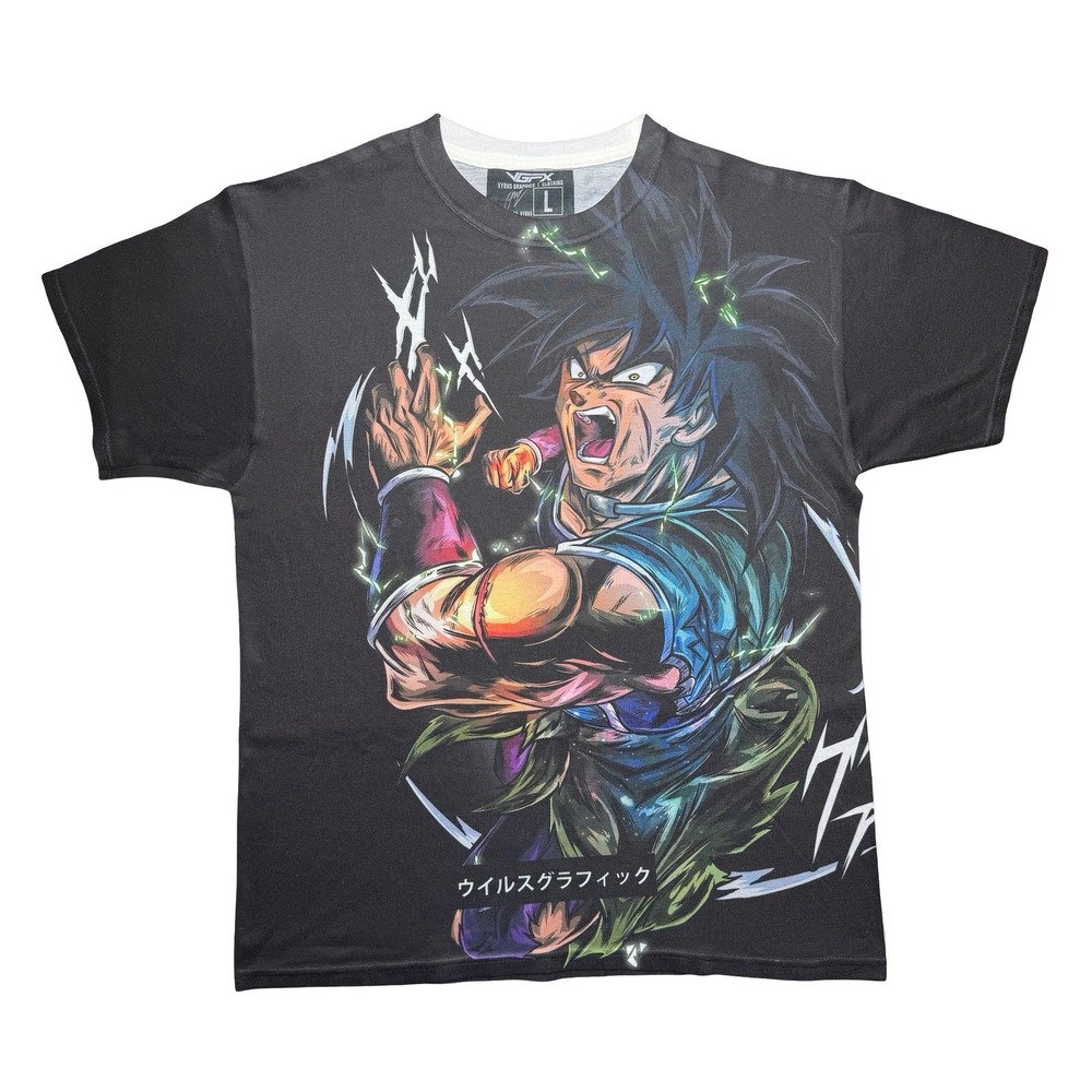 VGFX Vyrus Graphics x‎ Broly Dragon Ball Z DBZ anime shirt